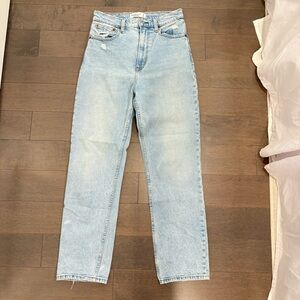 Abercrombie & Fitch High Rise Light Blue Jeans